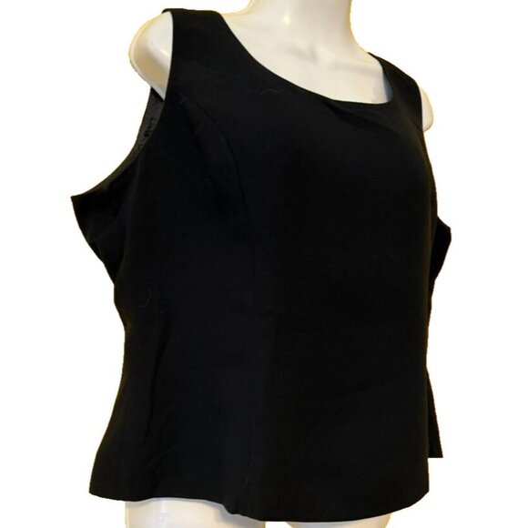 Le Suit Separates Sleeveless Blouse Lined Size 16 Career Woman Office - Picture 6 of 6